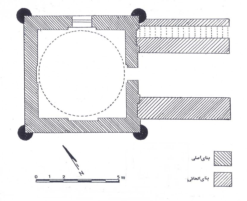پلان بقعه مهدی صالح